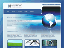 Tablet Screenshot of investgeo.com.pl